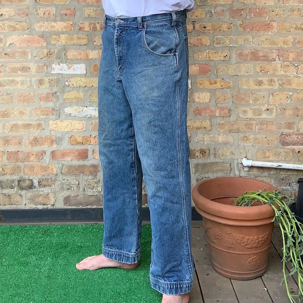 [Eddie Bauer] Mens Flannel-Lined Carpenter Jeans